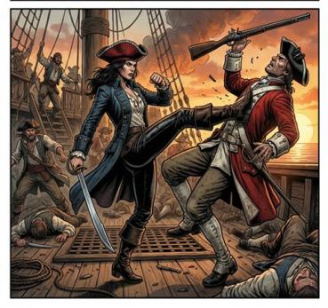 Piraten in Dingsport - Comic