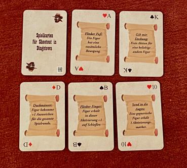 Spielkarten für Dingstown