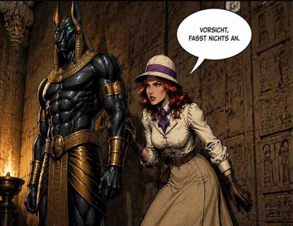 Das Grab des Pharao - Comic