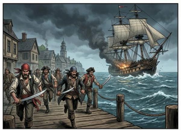 Piraten in Dingsport - Comic